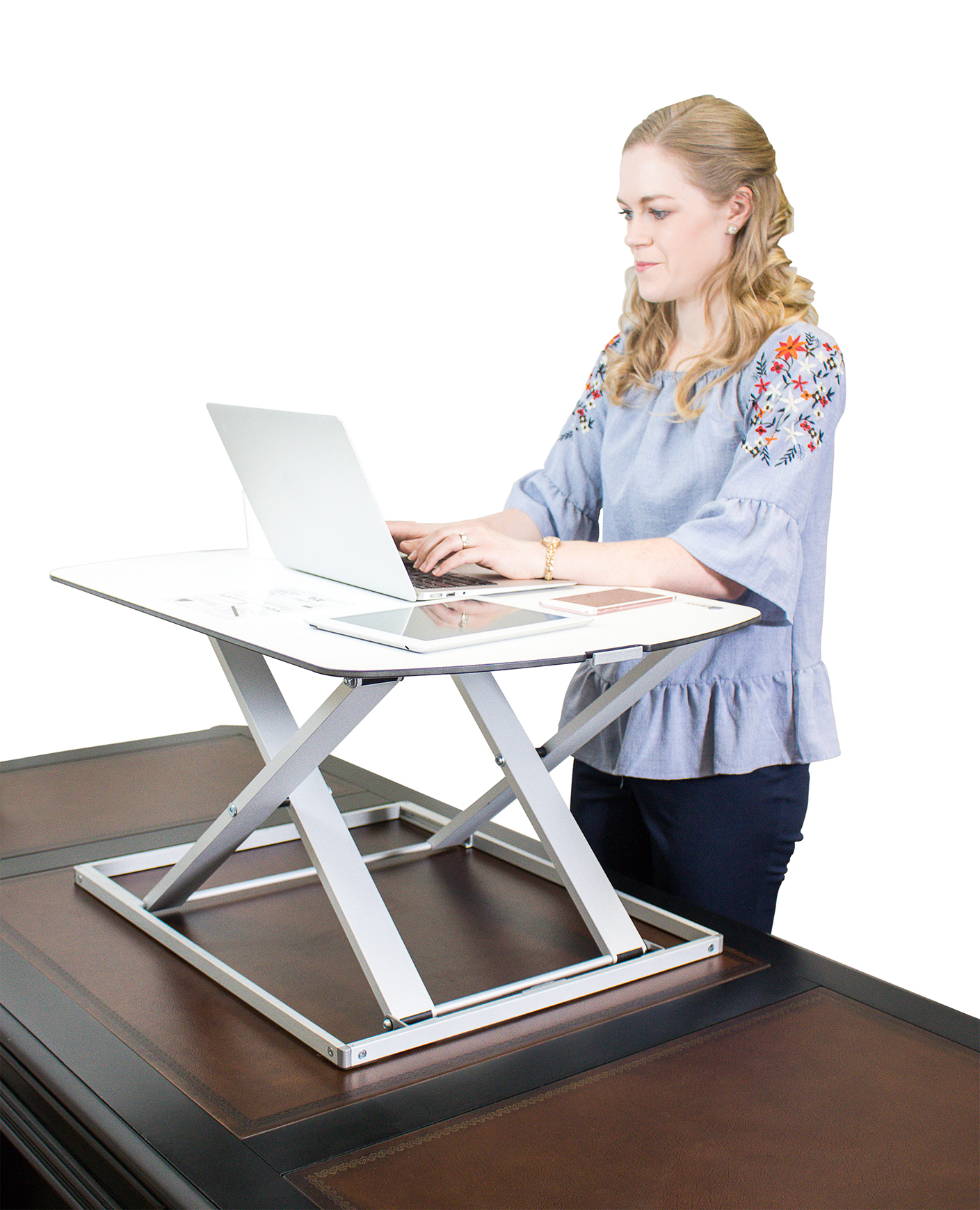 Ultra Slim Compact Standing Desk Star Ergonomics