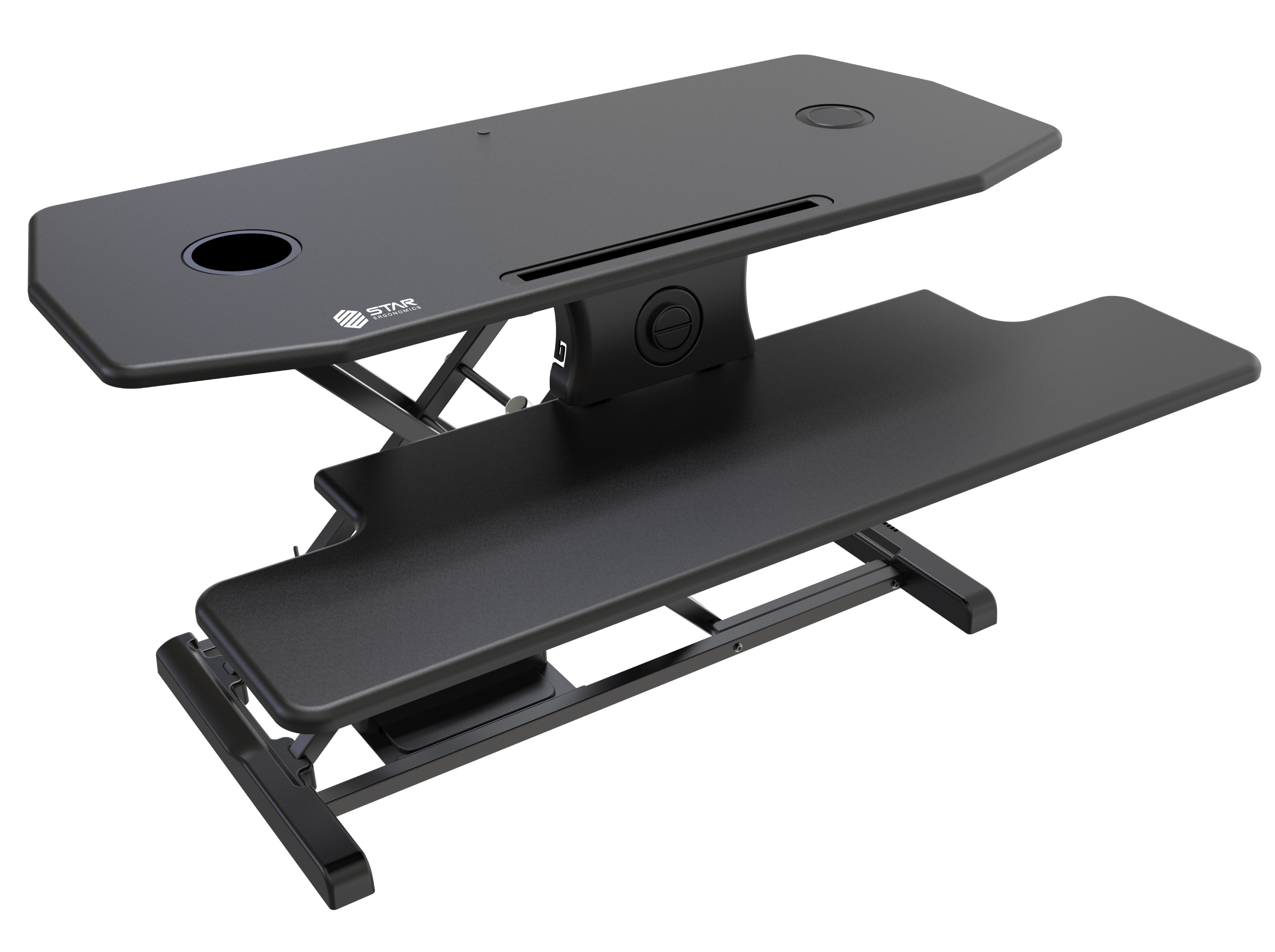 Electric Standing Desk Converter SE09E2WB Star Ergonomics