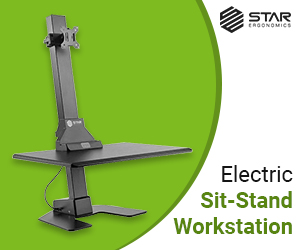 Electric sit-stand workstation: